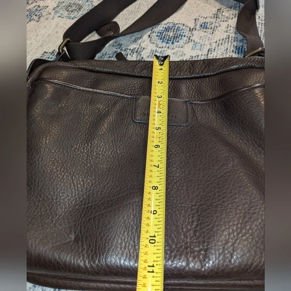 Trafalgar Brown Leather Laptop Bag Work Bag